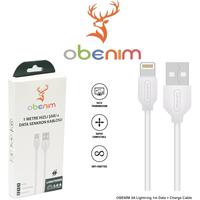 İphone Uyumlu Hızlı Şarj Kablosu 3.0 A / Data Şarj Kablosu / Hızlı Senkronizasyon / Lightning Uyumlu Kablo / Tüm İphone Modelleri ile Tam Uyumlu / Lightning Uyumlu USB Kablosu / Dayanıklı Ürün (1m)