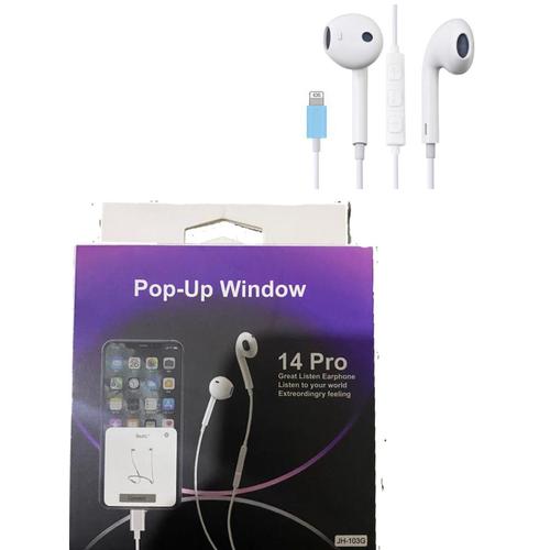 KABLOLU KULAK İÇİ KULAKLIK İPHONE LİGHTNİNG GİRİŞLİ BLUETOOTH BAĞLANTILI