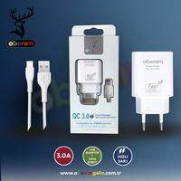 OBENIM TYPE-C 3.0A HIZLI ŞARJ CİHAZI 1 METRE